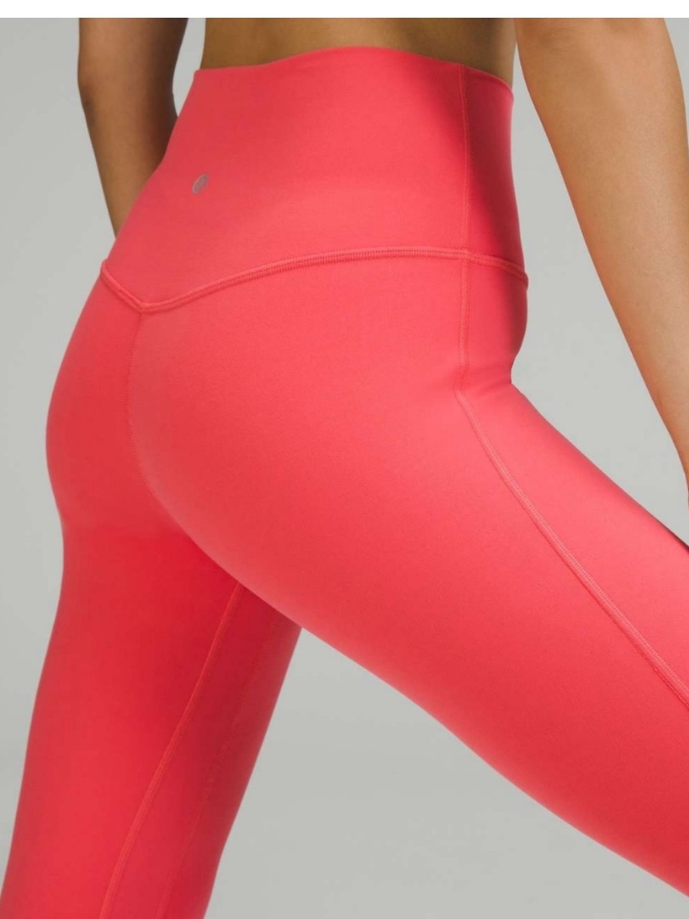 NWOT Lululemon Align Leggings and Invigorate Tank Set - Pale Raspberry Size 8&10 - Picture 3 of 12